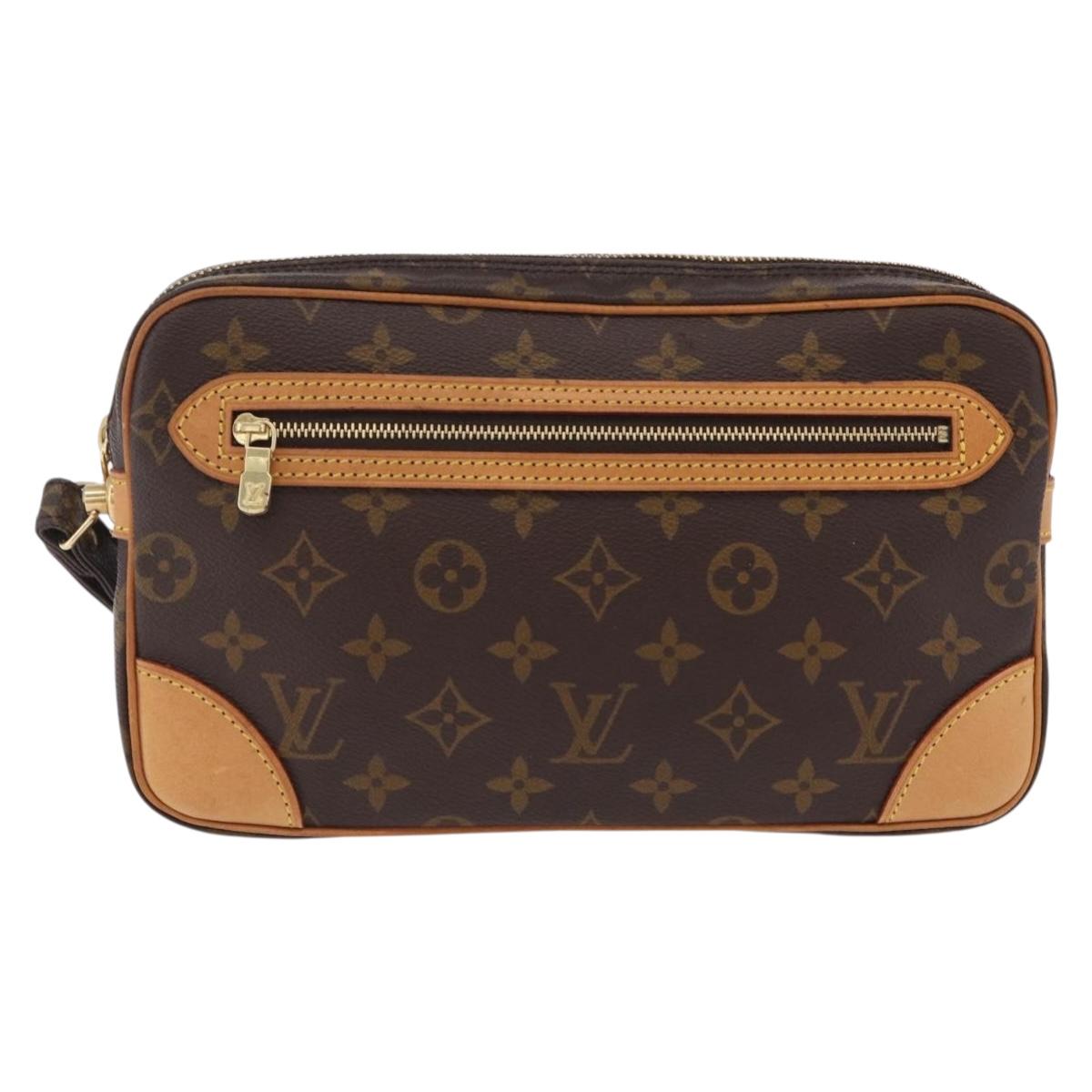 LOUIS VUITTON Monogram Marly Dragonne GM Clutch Bag M51825 LV Auth ep16503A