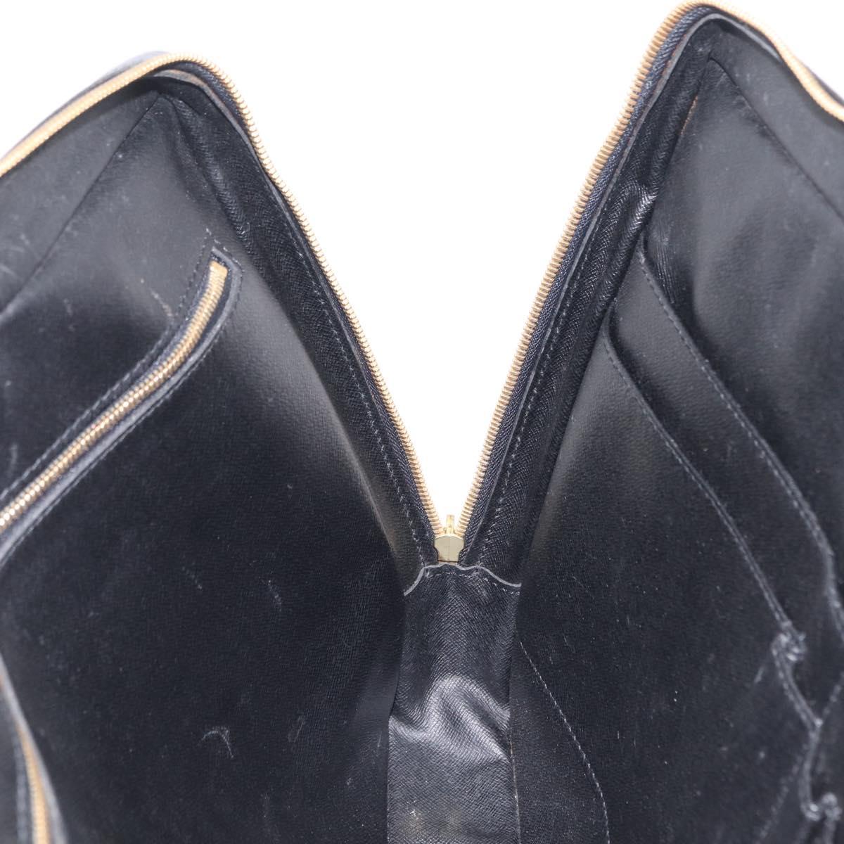 LOUIS VUITTON Epi Porte Documents Voyage Bag Black M40321 LV Auth ep16509