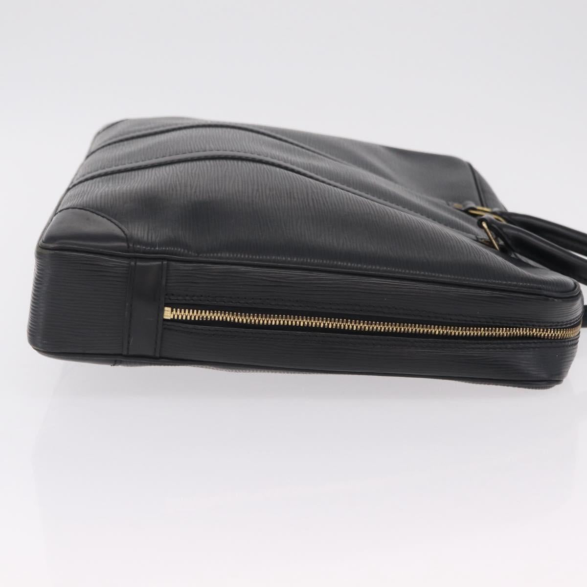 LOUIS VUITTON Epi Porte Documents Voyage Bag Black M40321 LV Auth ep16509