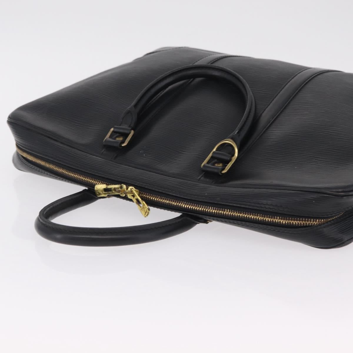 LOUIS VUITTON Epi Porte Documents Voyage Bag Black M40321 LV Auth ep16509