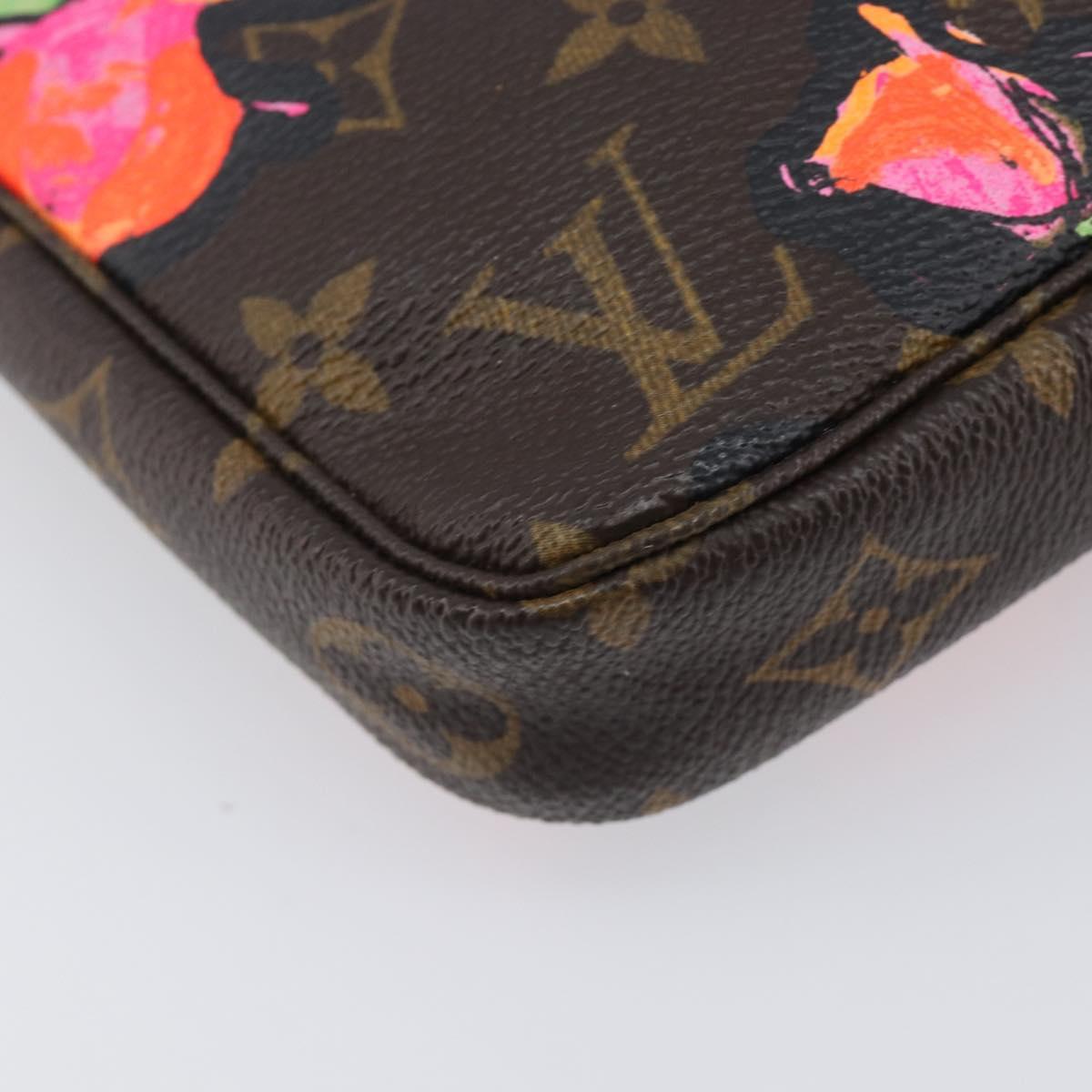 LOUIS VUITTON Monogram Rose Pochette Accessoires Pouch M48615 LV Auth ep16519V