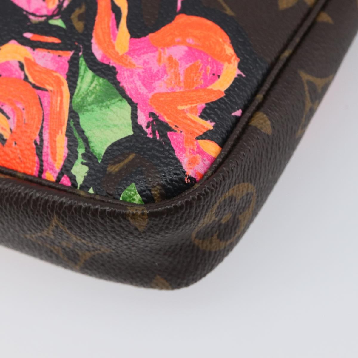 LOUIS VUITTON Monogram Rose Pochette Accessoires Pouch M48615 LV Auth ep16519V
