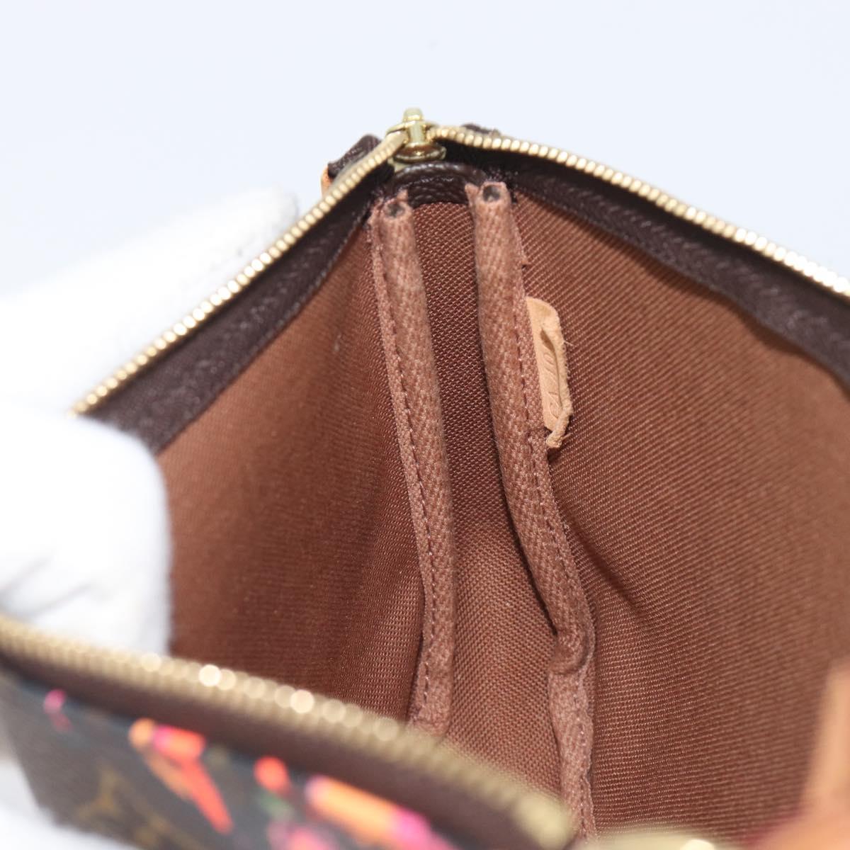 LOUIS VUITTON Monogram Rose Pochette Accessoires Pouch M48615 LV Auth ep16519V