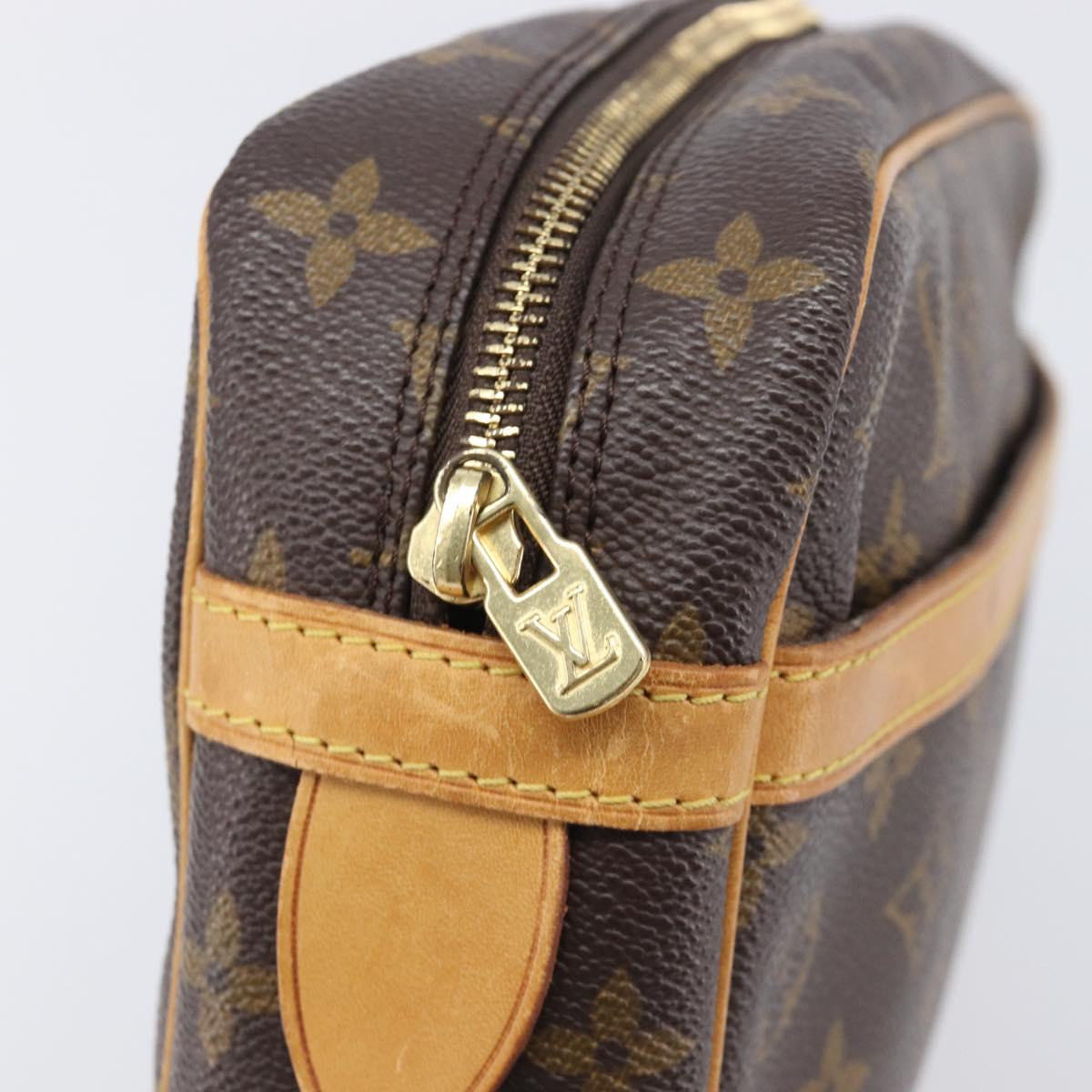 LOUIS VUITTON Monogram Compiegne 28 Clutch Bag M51845 LV Auth ep16522A