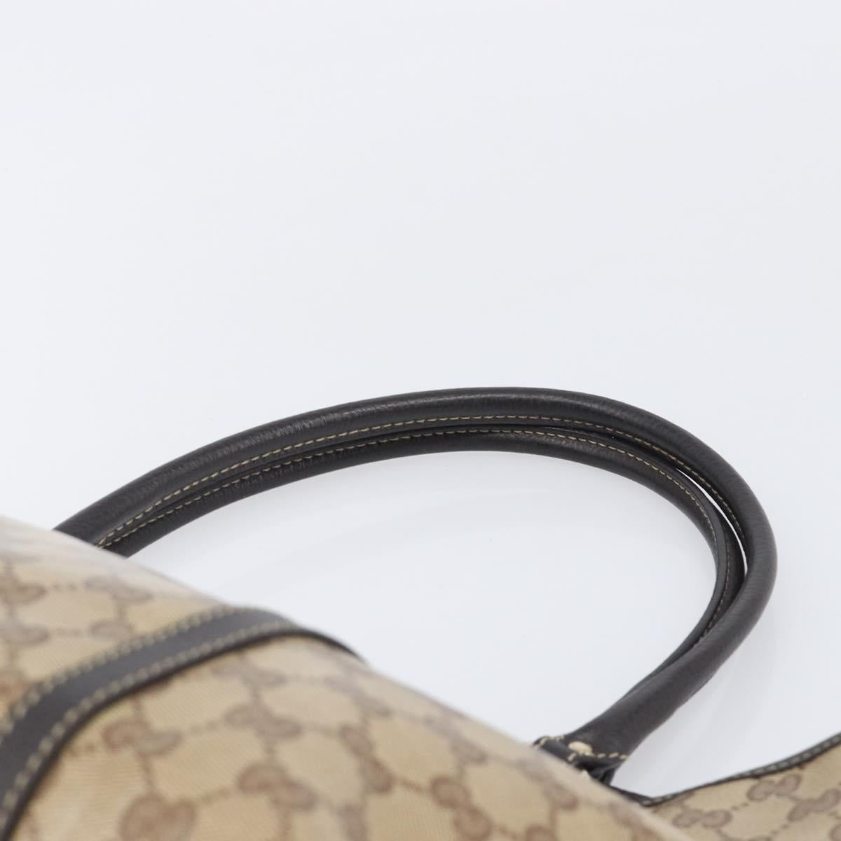 GUCCI GG Crystal Tote Bag Outlet Beige Gold 265695 Auth ep16526A