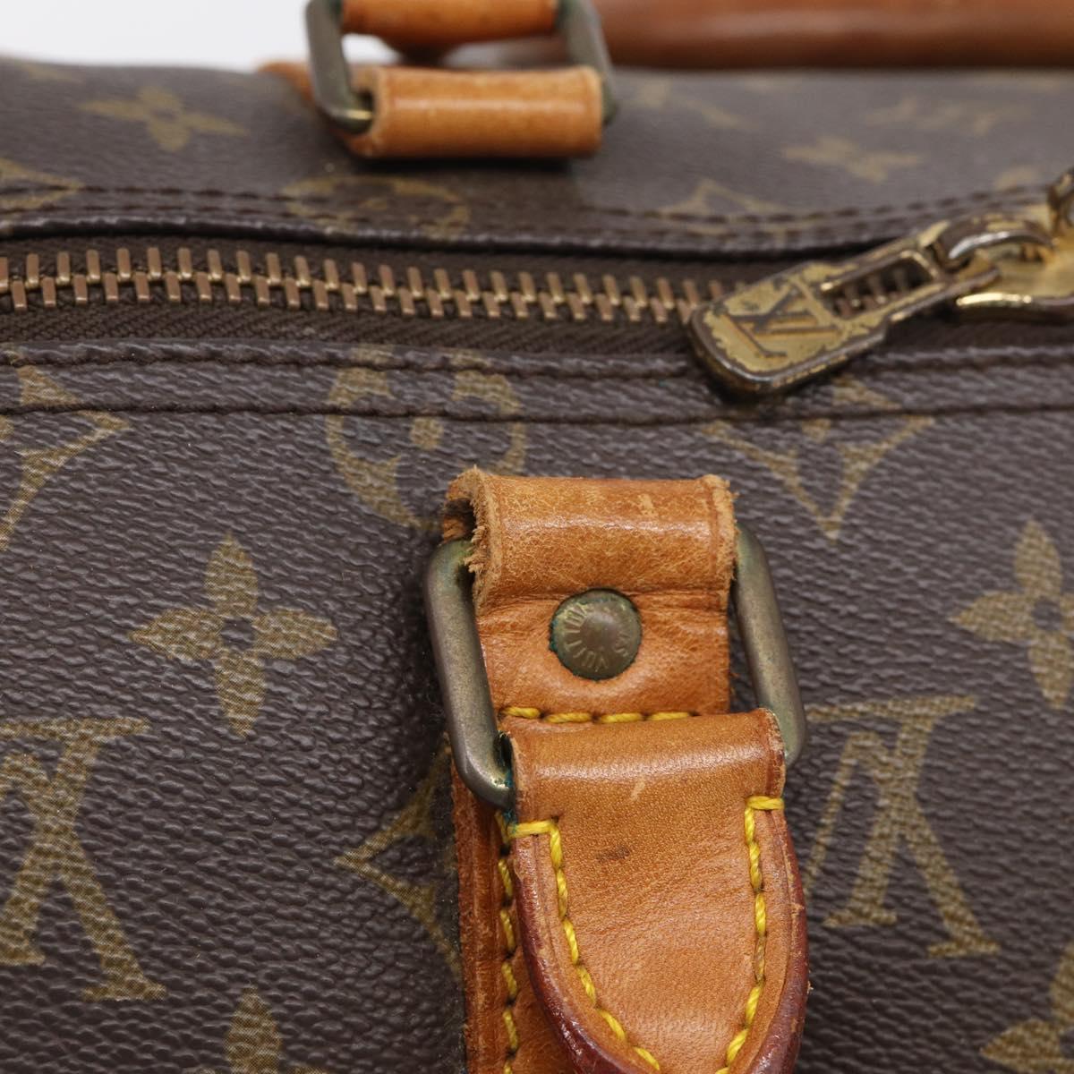 LOUIS VUITTON Monogram Keepall Bandouliere 50 Boston Bag M41416 LV Auth ep16532