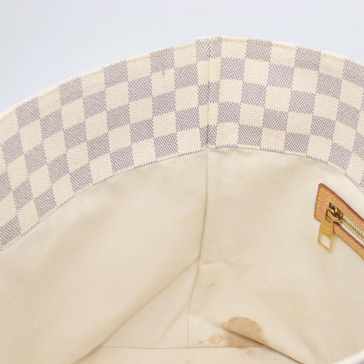 LOUIS VUITTON Damier Azur Plan Soleil Cabas PM Tote Bag N41179 LV Auth ep16538V