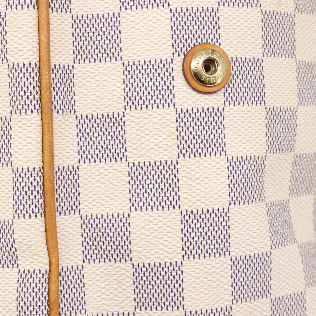 LOUIS VUITTON Damier Azur Plan Soleil Cabas PM Tote Bag N41179 LV Auth ep16538V