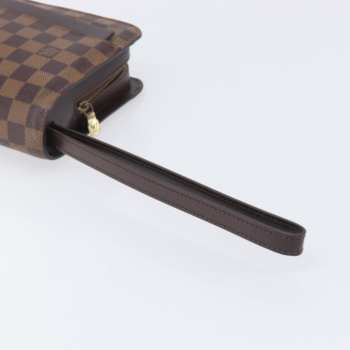 LOUIS VUITTON Damier Ebene Saint Louis Clutch Bag N51993 LV Auth ep16546