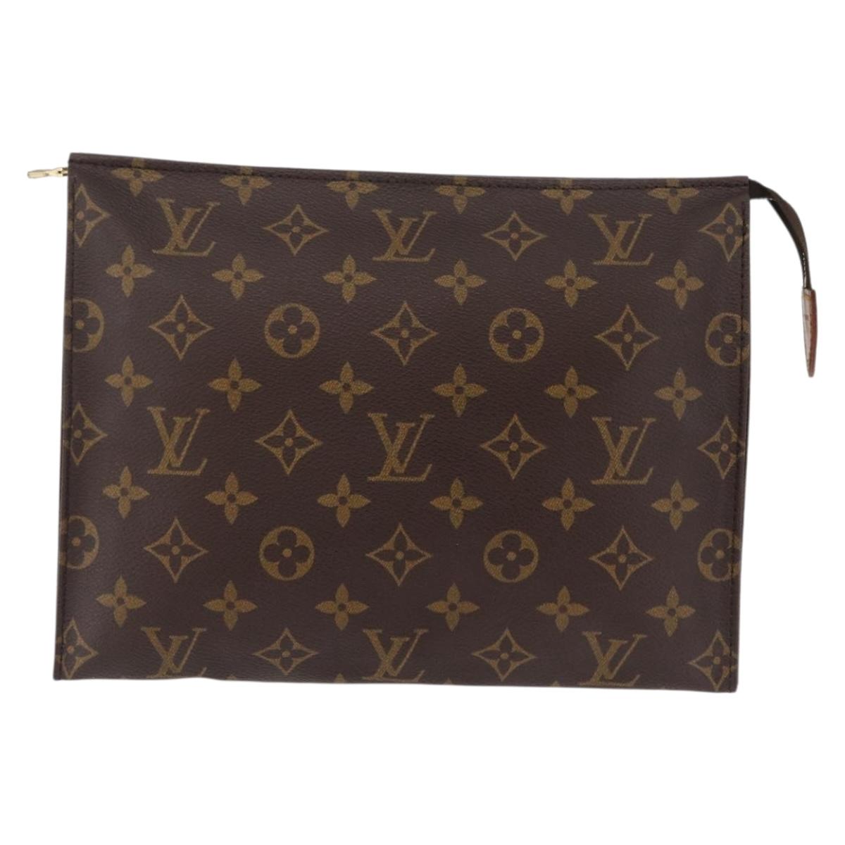 LOUIS VUITTON Monogram Poche Toilette 26 Pouch M47542 LV Auth ep16547A