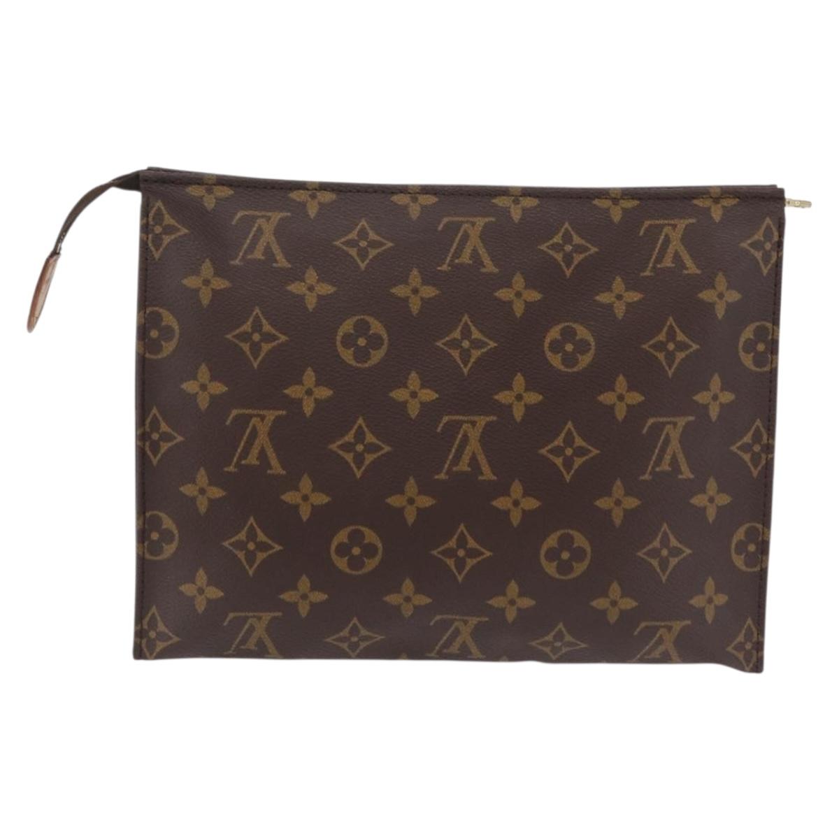 LOUIS VUITTON Monogram Poche Toilette 26 Pouch M47542 LV Auth ep16547A