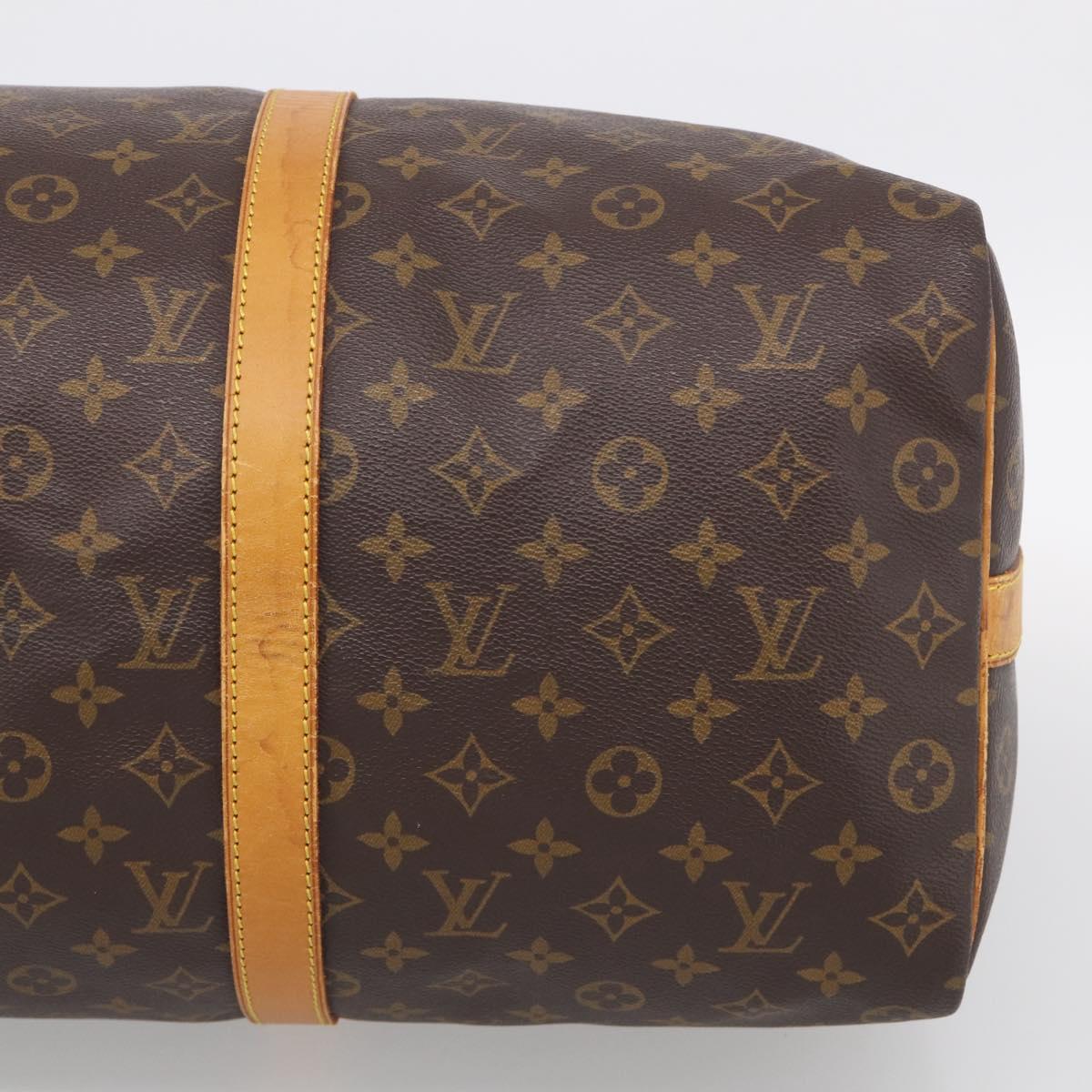 LOUIS VUITTON Monogram Keepall Bandouliere 50 Boston Bag M41416 LV Auth ep16549A