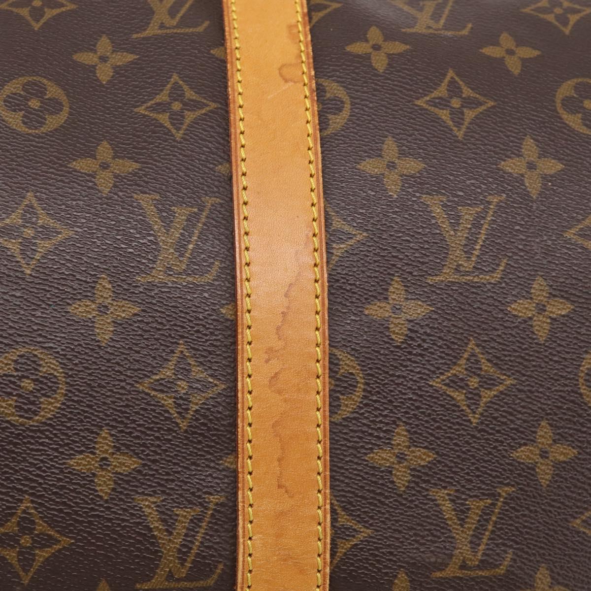 LOUIS VUITTON Monogram Keepall Bandouliere 50 Boston Bag M41416 LV Auth ep16549A