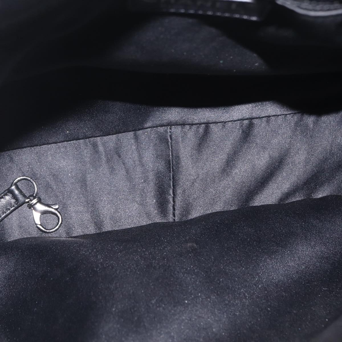 CHANEL GST Matelasse Chain Tote Bag Caviar Skin Black Silver CC Auth ep16555SAM