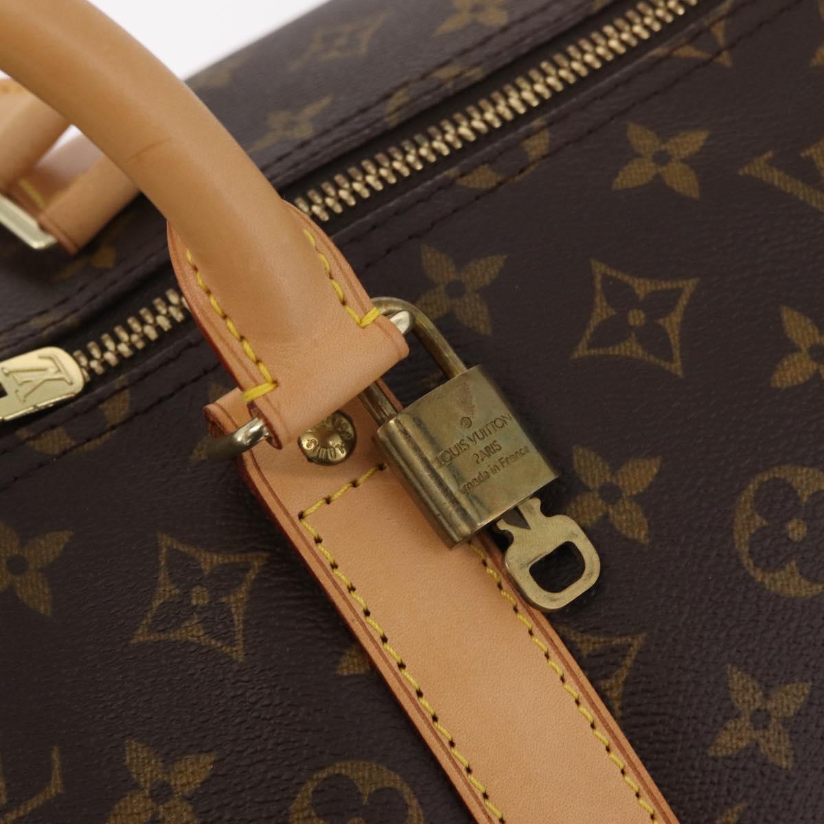 LOUIS VUITTON Monogram Keepall 55 Boston Bag M41424 LV Auth ep16563V