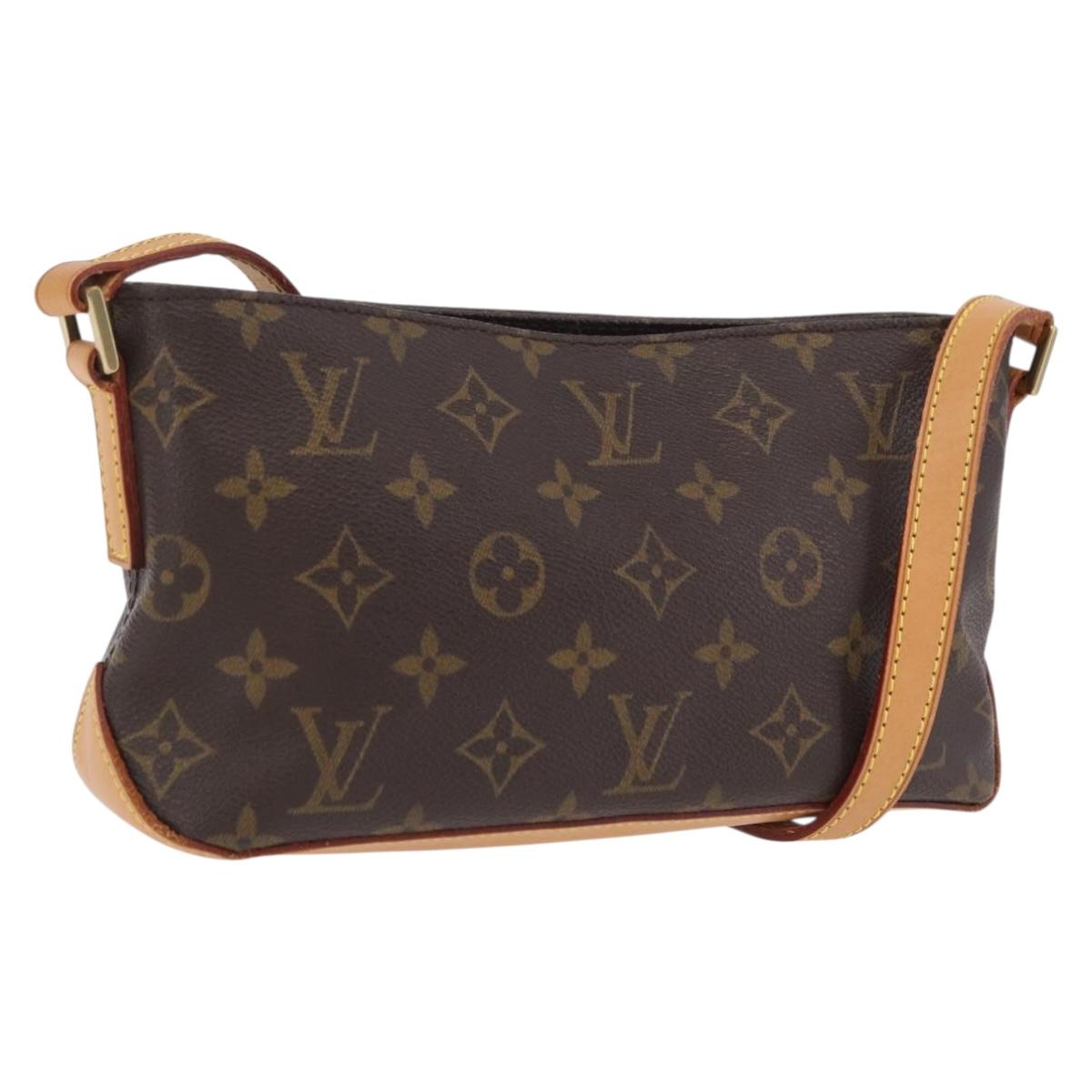 LOUIS VUITTON Monogram Trotteur Shoulder Bag M51240 LV Auth ep16577V