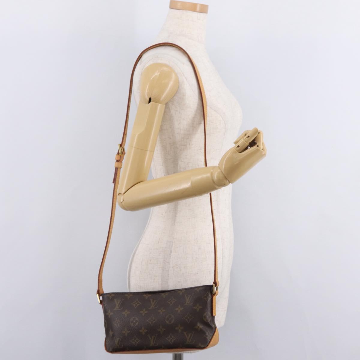 LOUIS VUITTON Monogram Trotteur Shoulder Bag M51240 LV Auth ep16577V