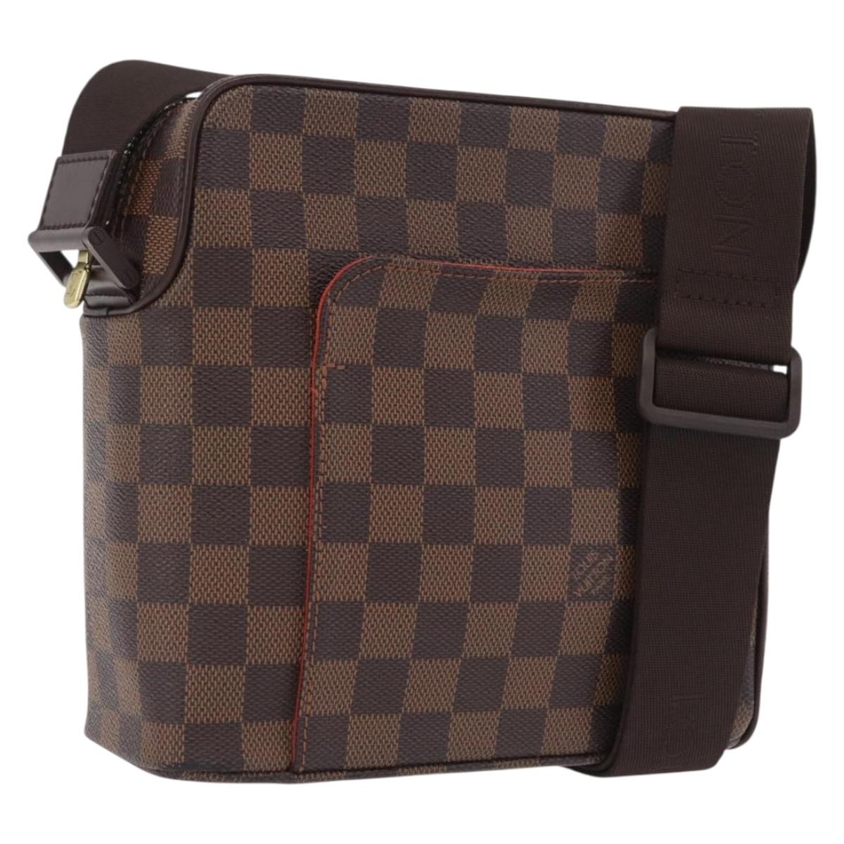 LOUIS VUITTON Damier Ebene Olaf PM Shoulder Bag N41442 LV Auth ep16581V