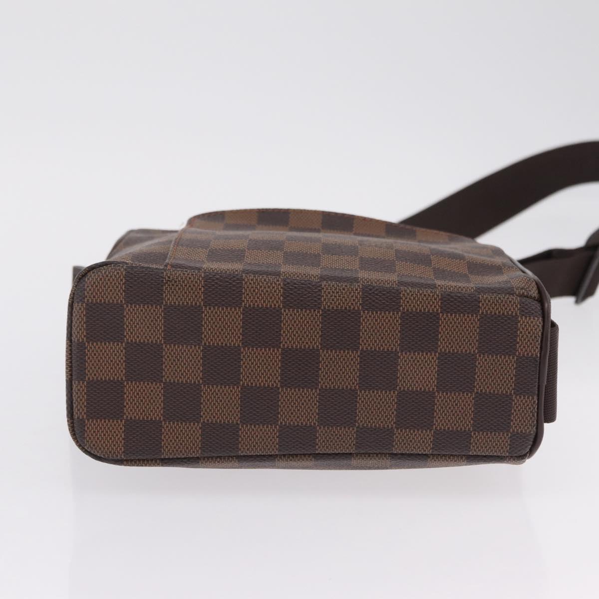 LOUIS VUITTON Damier Ebene Olaf PM Shoulder Bag N41442 LV Auth ep16581V