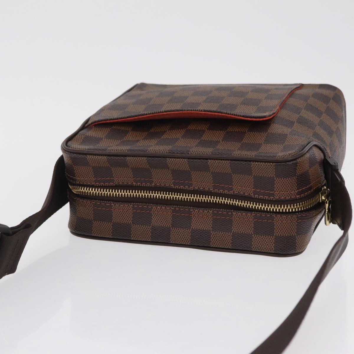 LOUIS VUITTON Damier Ebene Olaf PM Shoulder Bag N41442 LV Auth ep16581V