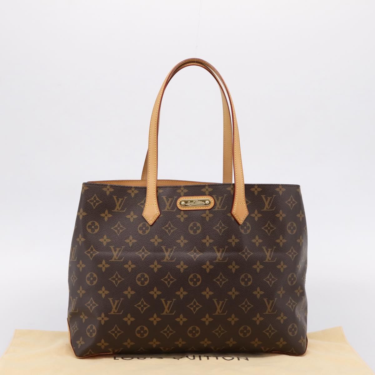 LOUIS VUITTON Monogram Wilshire MM Hand Bag M45644 LV Auth ep16608V