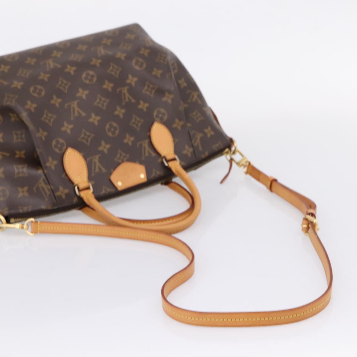 LOUIS VUITTON Monogram Turen MM Hand Bag M48814 LV Auth ep16623A