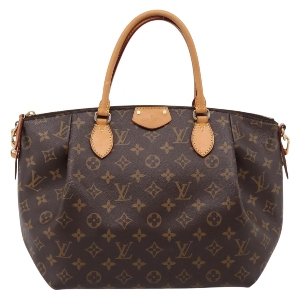 LOUIS VUITTON Monogram Turen MM Hand Bag M48814 LV Auth ep16623A