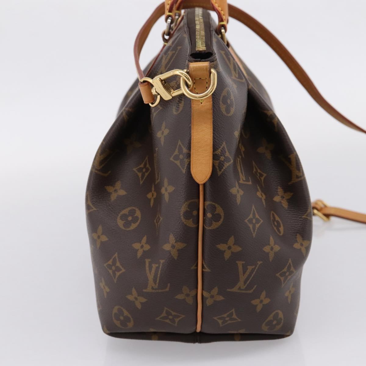 LOUIS VUITTON Monogram Turen MM Hand Bag M48814 LV Auth ep16623A