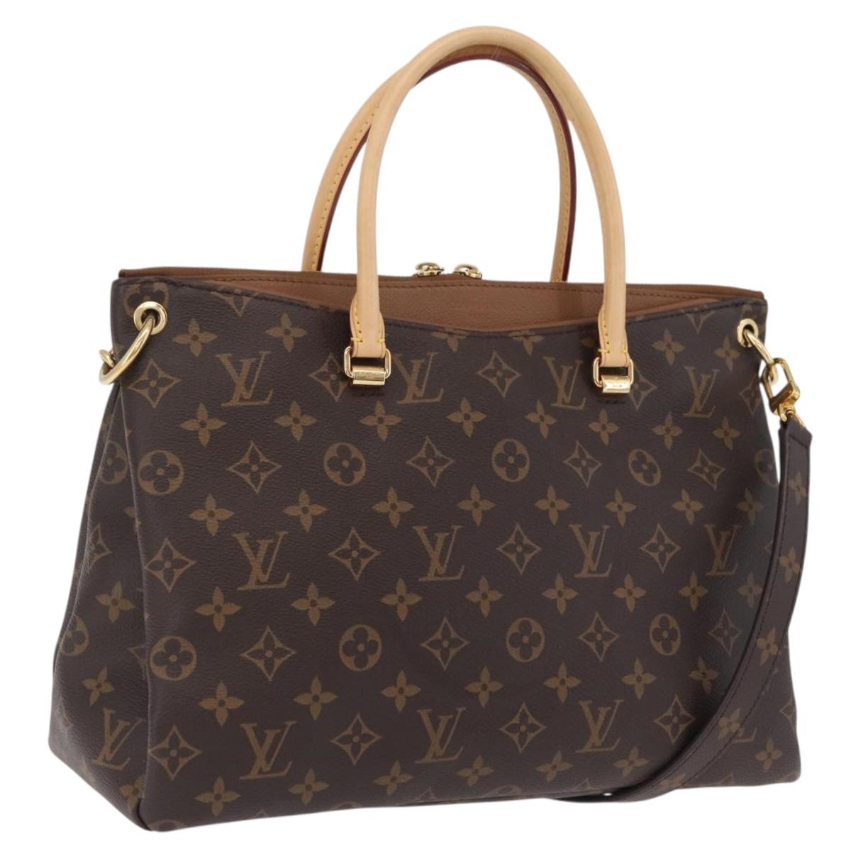 LOUIS VUITTON Monogram Pallas MM Hand Bag M40907 LV Auth ep16632M