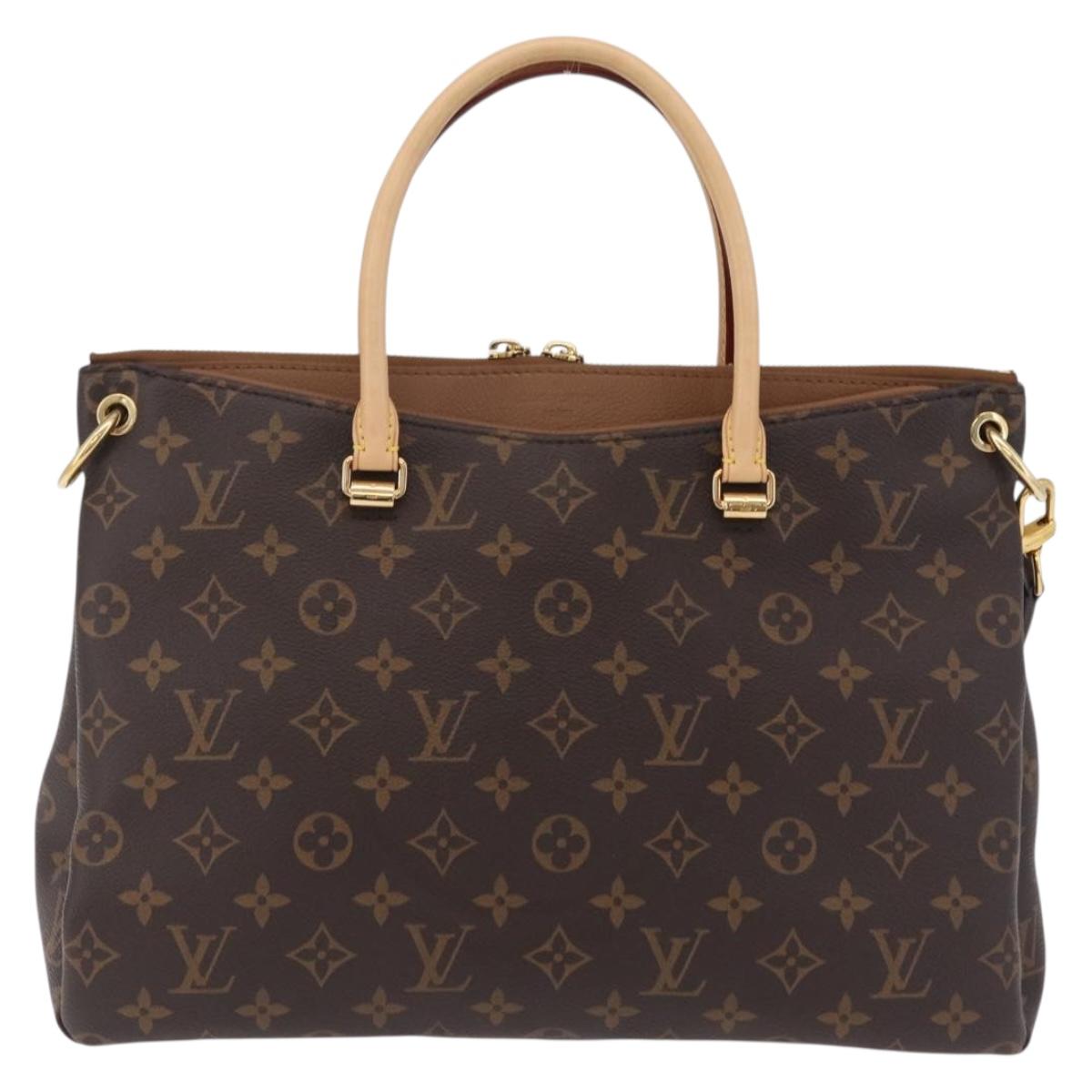 LOUIS VUITTON Monogram Pallas MM Hand Bag M40907 LV Auth ep16632M