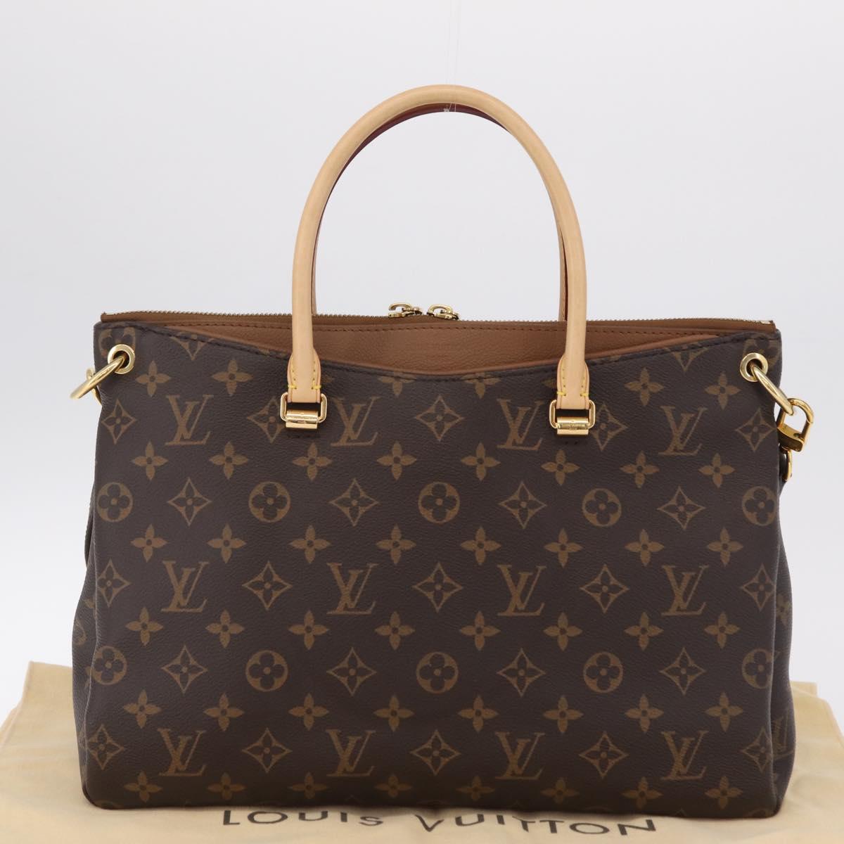 LOUIS VUITTON Monogram Pallas MM Hand Bag M40907 LV Auth ep16632M