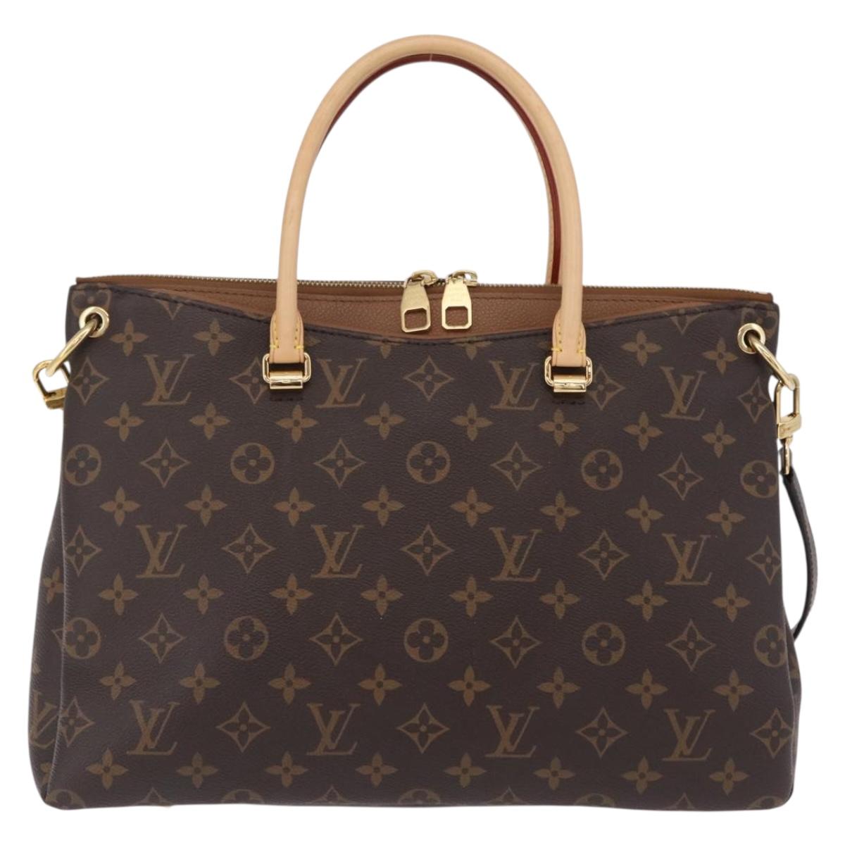 LOUIS VUITTON Monogram Pallas MM Hand Bag M40907 LV Auth ep16632M