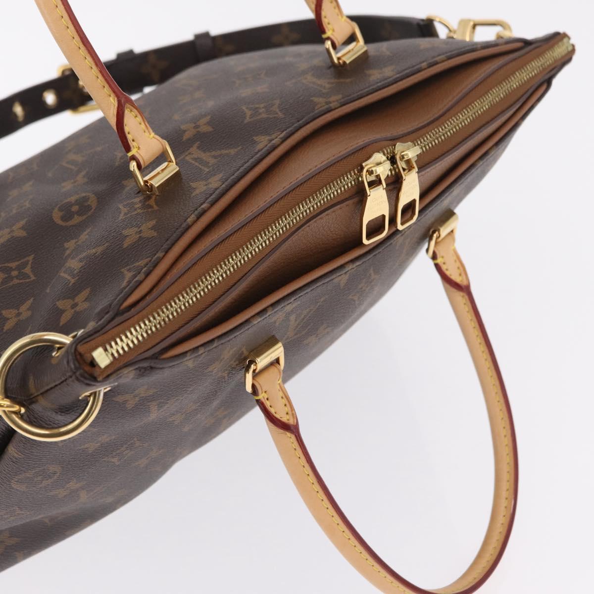 LOUIS VUITTON Monogram Pallas MM Hand Bag M40907 LV Auth ep16632M