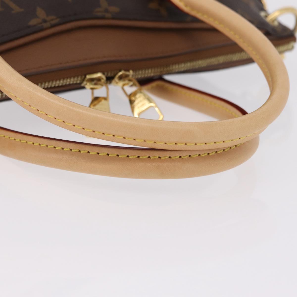 LOUIS VUITTON Monogram Pallas MM Hand Bag M40907 LV Auth ep16632M