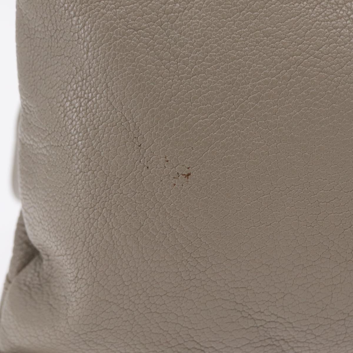 Balenciaga Classic Envelope Shoulder Bag Leather Beige Gold 390167 Auth ep16634M