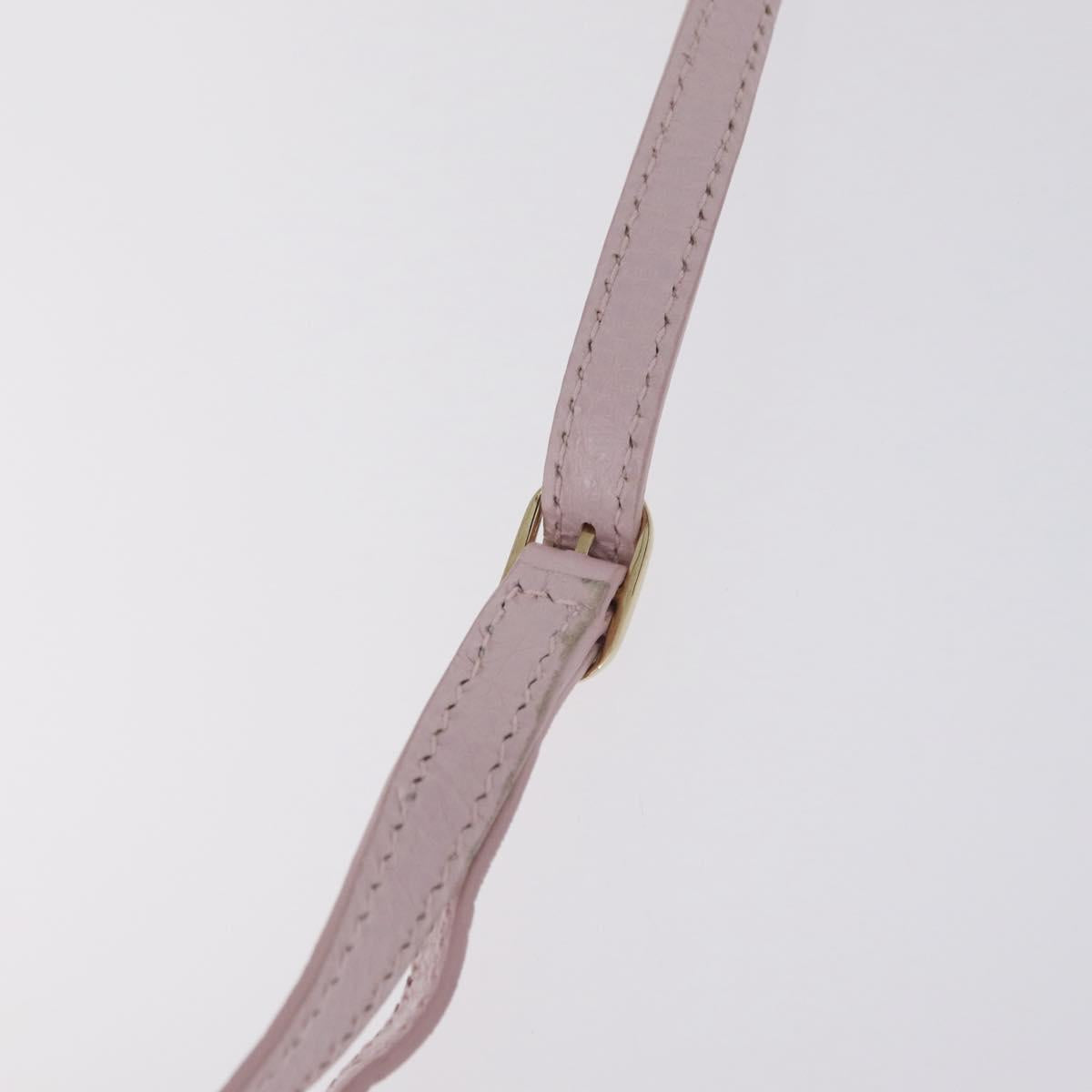 Balenciaga Giant Envelope Shoulder Bag Leather Pink Gold 327079 Auth ep16635M