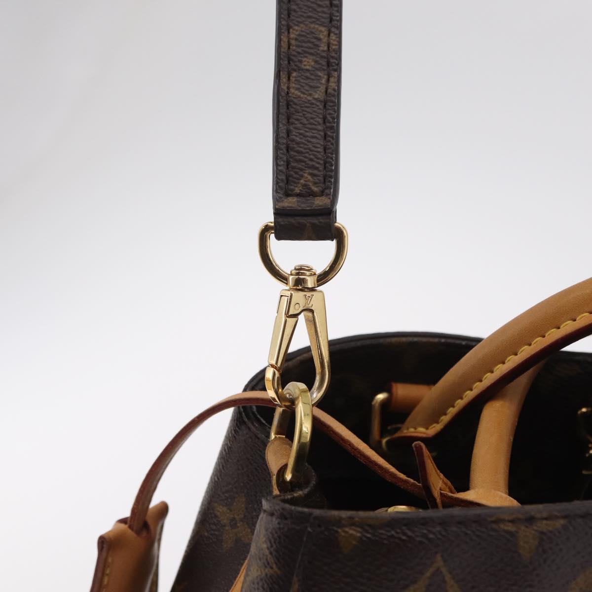 LOUIS VUITTON Monogram Montaigne BB Hand Bag 2way M41055 LV Auth ep16643V