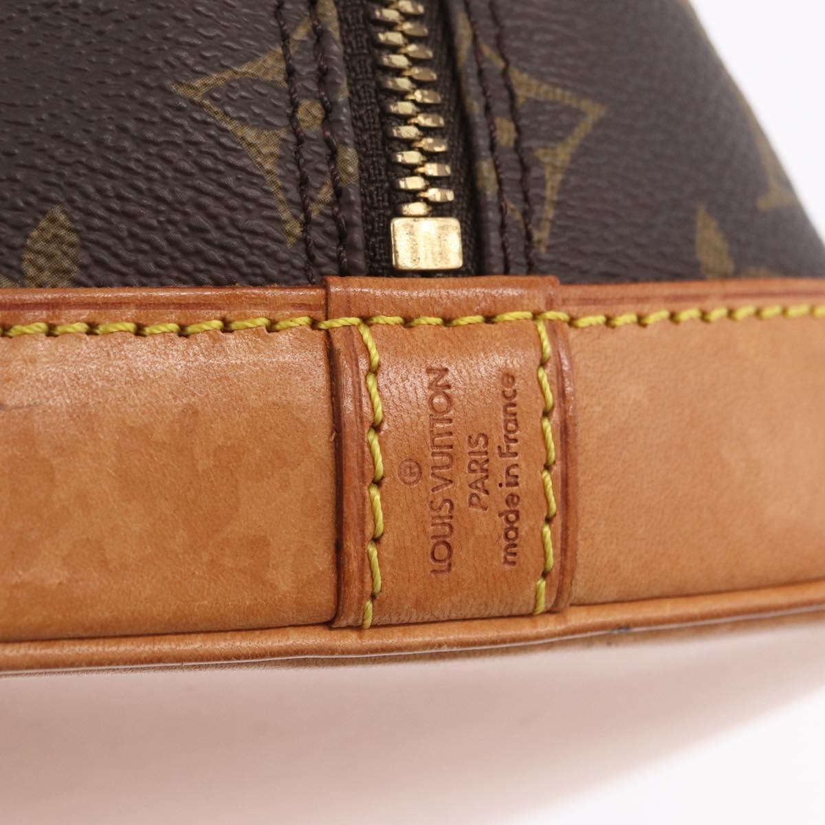 LOUIS VUITTON Monogram Alma Hand Bag M51130 LV Auth ep16670A