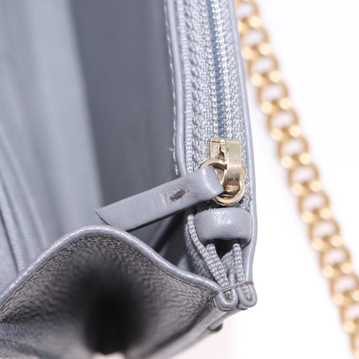 CHANEL Boy Chanel Matelasse Chain Shoulder Wallet Caviar Skin CC Auth ep16675SAM