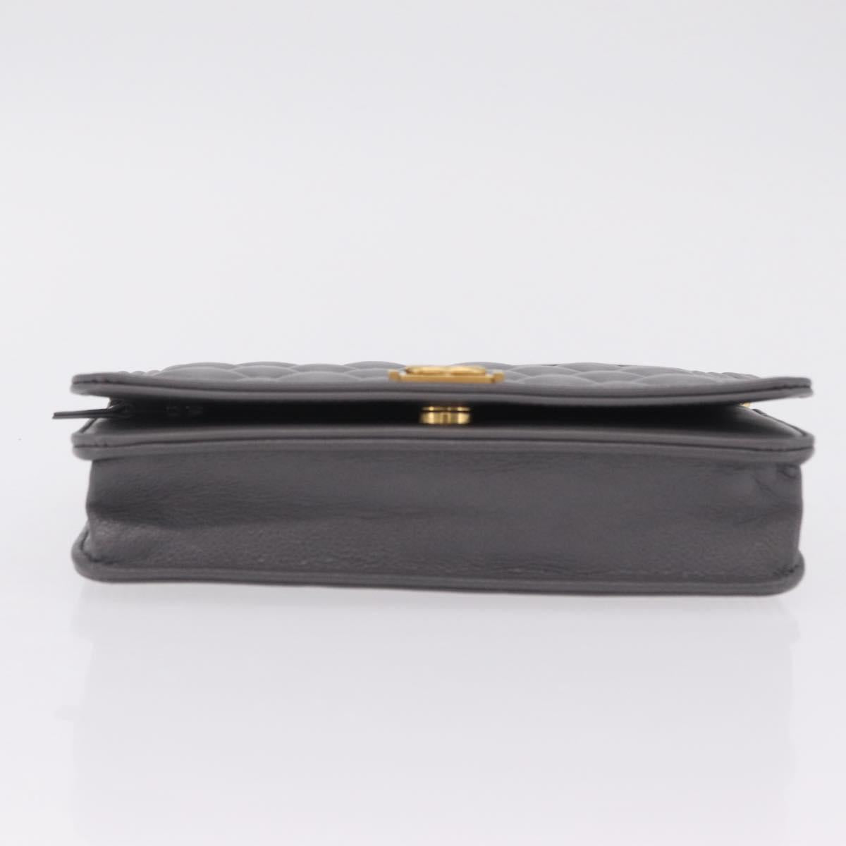 CHANEL Boy Chanel Matelasse Chain Shoulder Wallet Caviar Skin CC Auth ep16675SAM