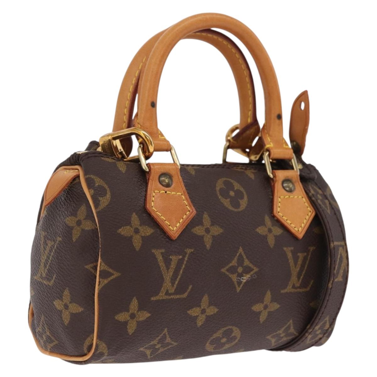 LOUIS VUITTON Monogram Mini Speedy Hand Bag M41534 LV Auth ep16682V