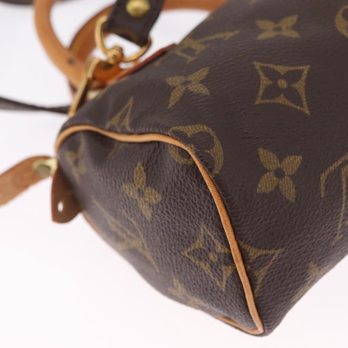 LOUIS VUITTON Monogram Mini Speedy Hand Bag M41534 LV Auth ep16682V