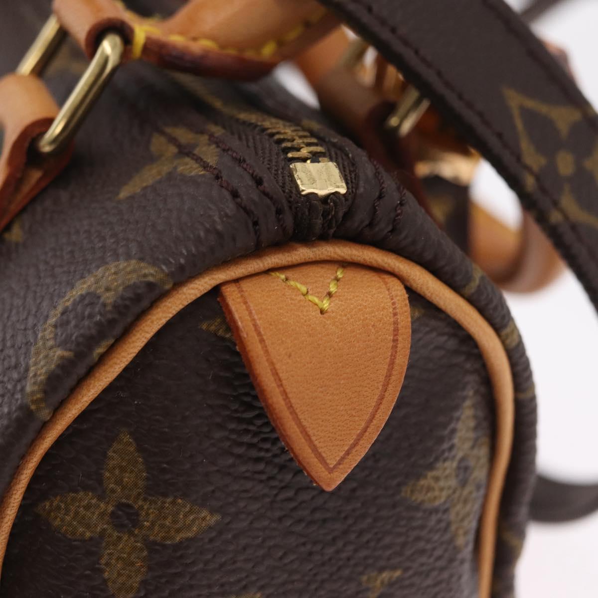 LOUIS VUITTON Monogram Mini Speedy Hand Bag M41534 LV Auth ep16682V