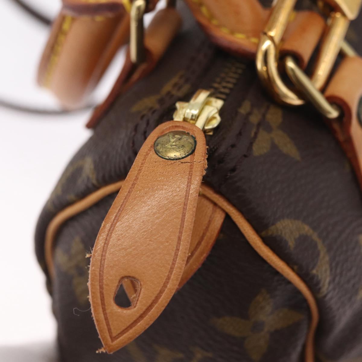 LOUIS VUITTON Monogram Mini Speedy Hand Bag M41534 LV Auth ep16682V