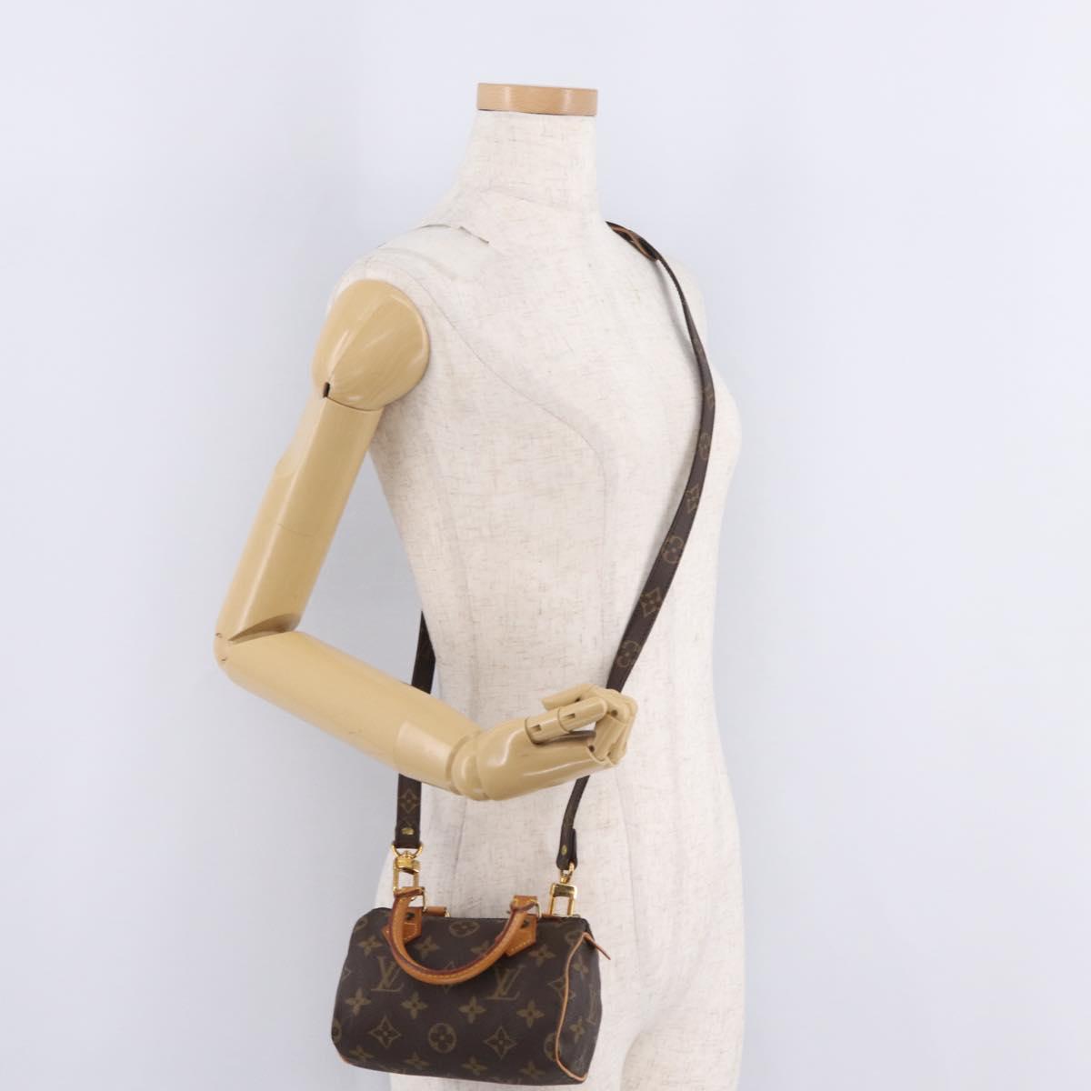LOUIS VUITTON Monogram Mini Speedy Hand Bag M41534 LV Auth ep16682V