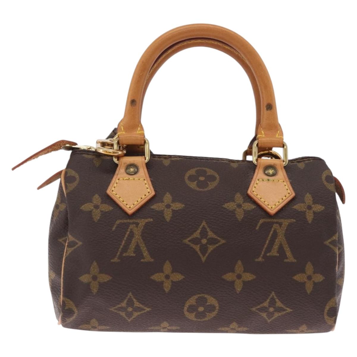 LOUIS VUITTON Monogram Mini Speedy Hand Bag M41534 LV Auth ep16682V