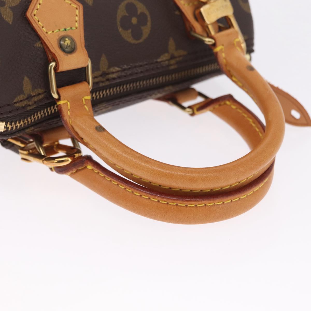 LOUIS VUITTON Monogram Mini Speedy Hand Bag M41534 LV Auth ep16682V