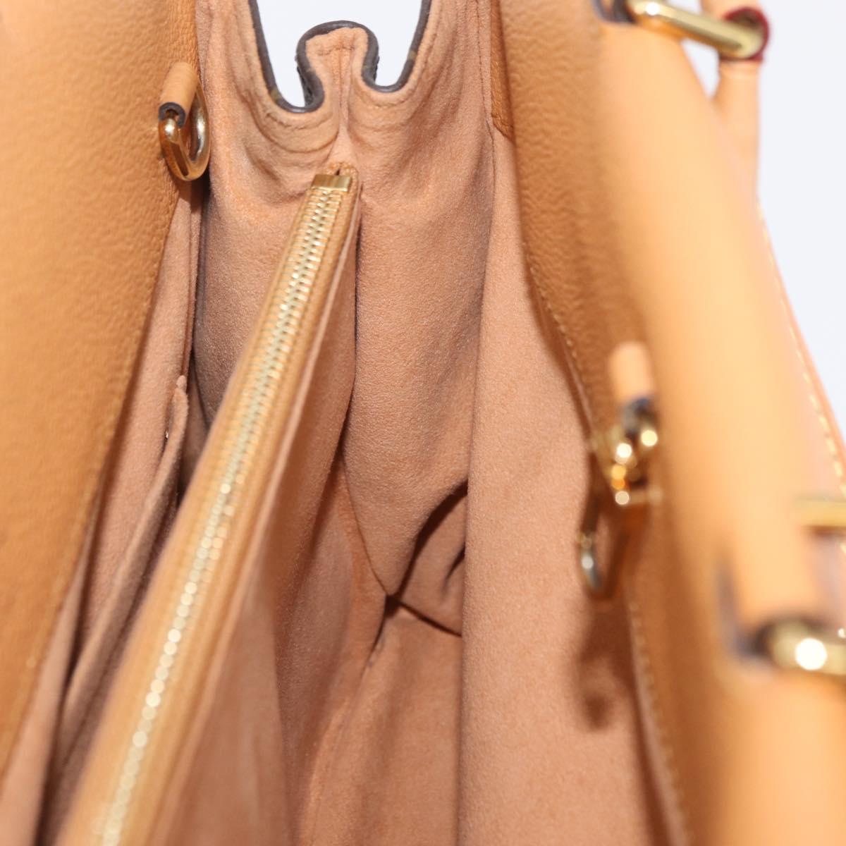 LOUIS VUITTON Monogram Venus Hand Bag 2way Beige M43450 LV Auth ep16683M