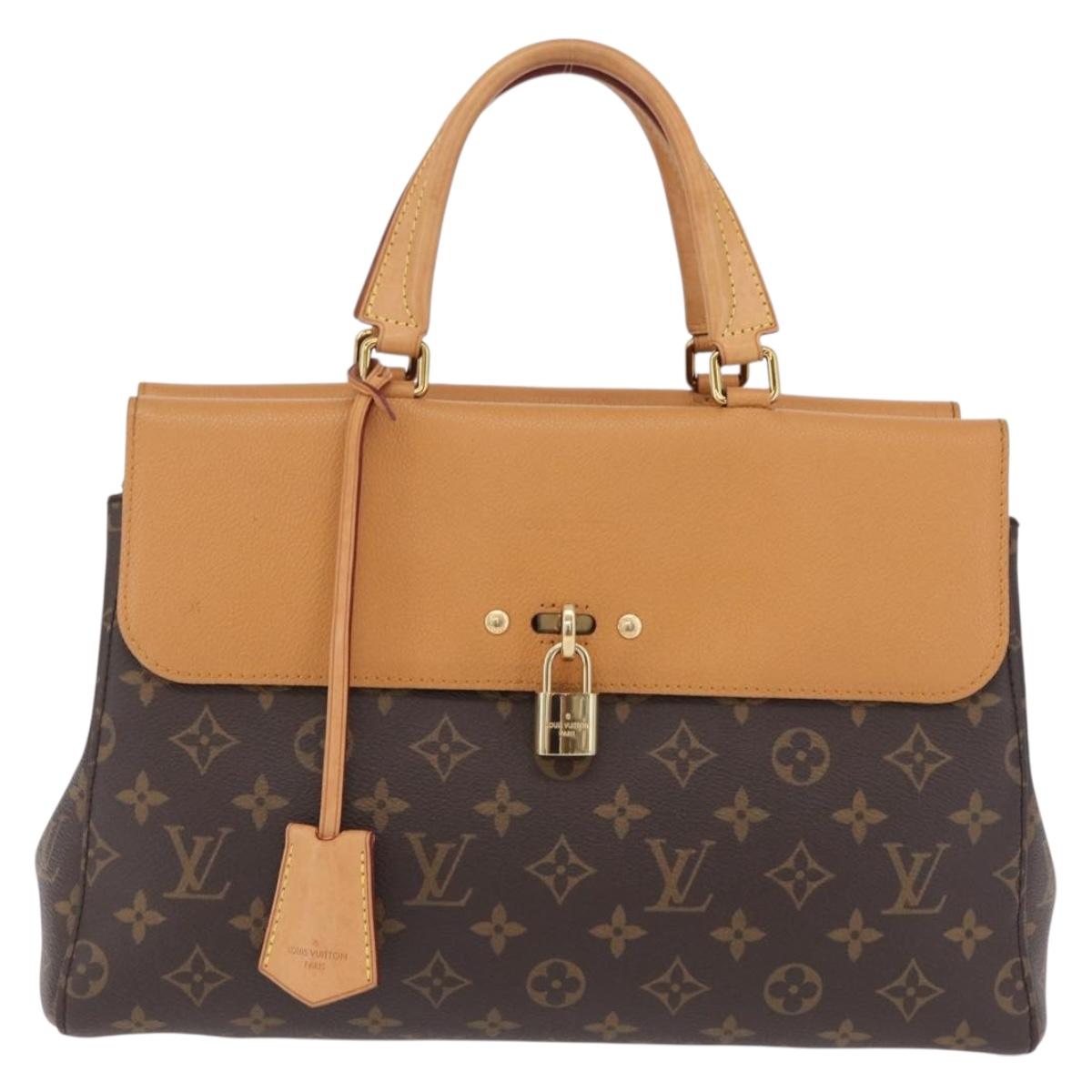 LOUIS VUITTON Monogram Venus Hand Bag 2way Beige M43450 LV Auth ep16683M