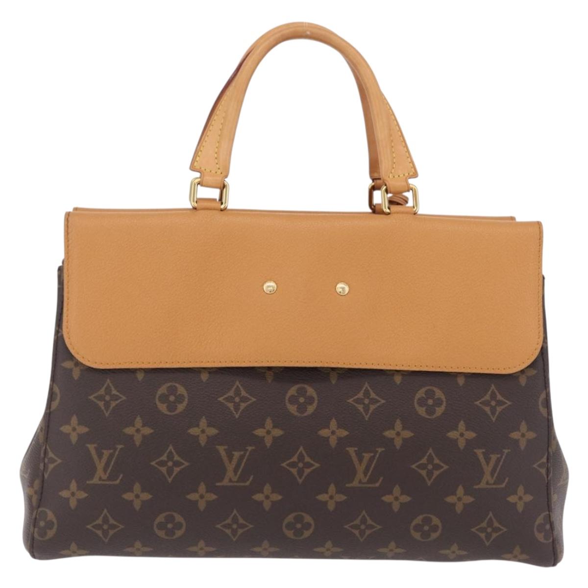 LOUIS VUITTON Monogram Venus Hand Bag 2way Beige M43450 LV Auth ep16683M